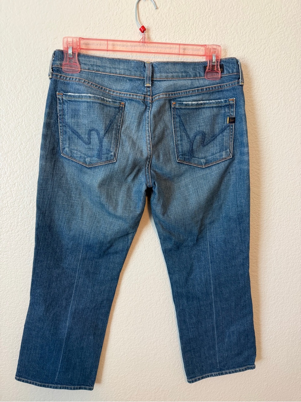 Vintage cropped Women’s Blue Denim Jeans